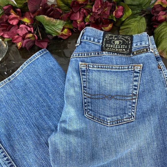 Lucky Brand Dungaree Mid Rise Flare - Picture 2 of 10